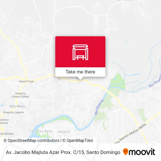 Mapa de Av. Jacobo Majluta Azar Prox. C / 15
