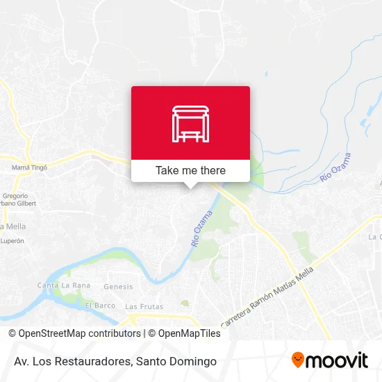 Mapa de Av. Los Restauradores
