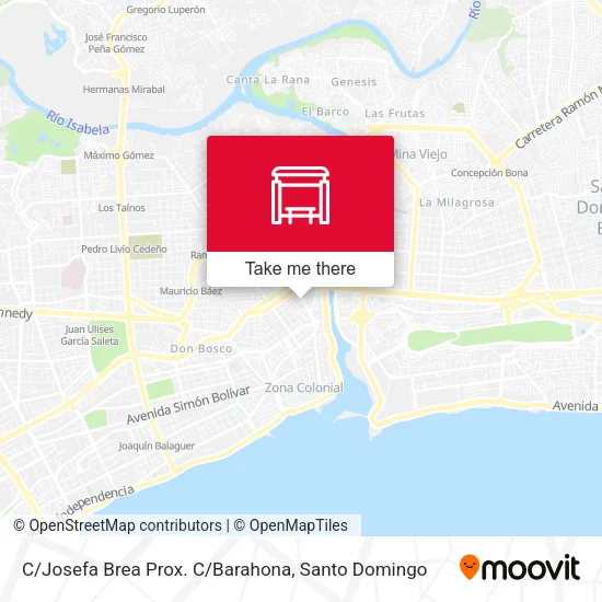 Mapa de C/Josefa Brea Prox. C/Barahona