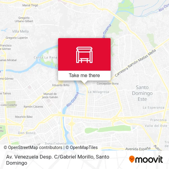 Mapa de Av. Venezuela Desp. C / Gabriel Morillo