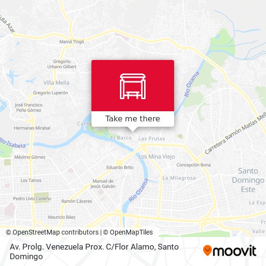 Av. Prolg. Venezuela Prox. C / Flor Alamo map