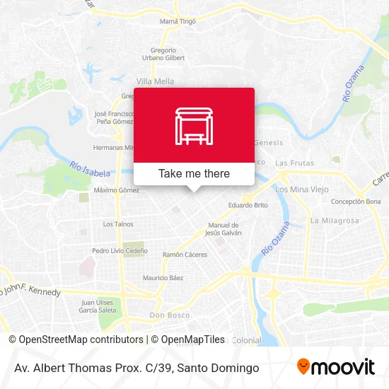 Mapa de Av. Albert Thomas Prox. C/39