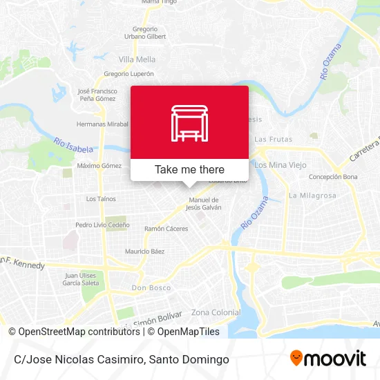 C/Jose Nicolas Casimiro map