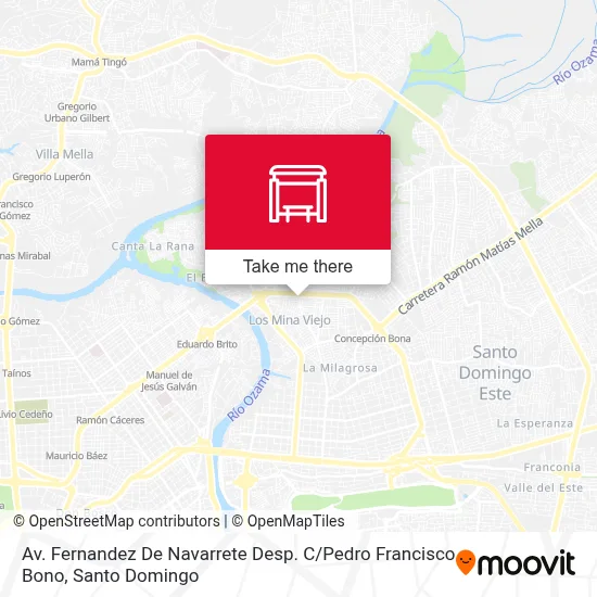 Av. Fernandez De Navarrete Desp. C / Pedro Francisco Bono map