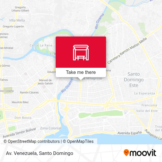 Av. Venezuela map