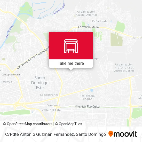 Mapa de C / Pdte Antonio Guzmán Fernández