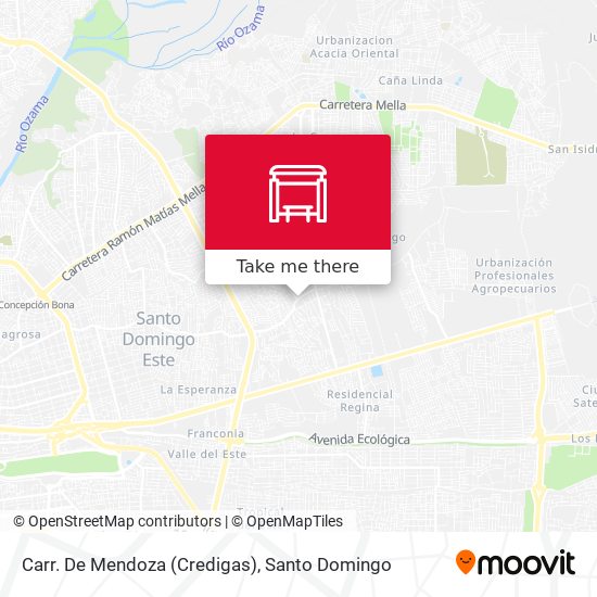 Carr. De Mendoza (Credigas) map