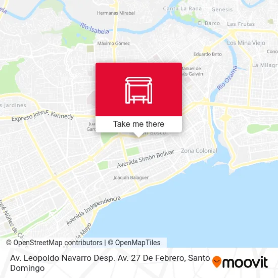 Av. Leopoldo Navarro Desp. Av. 27 De Febrero map