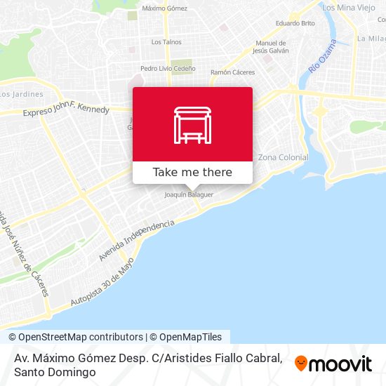 Mapa de Av. Máximo Gómez Desp. C / Aristides Fiallo Cabral