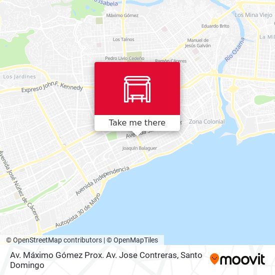 Mapa de Av. Máximo Gómez Prox. Av. Jose Contreras