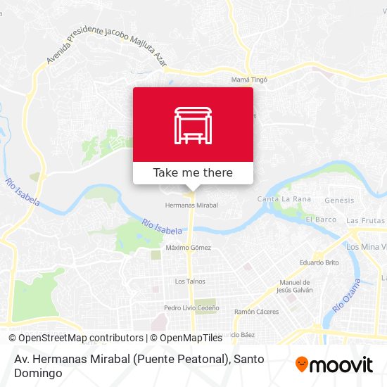 Av. Hermanas Mirabal (Puente Peatonal) map