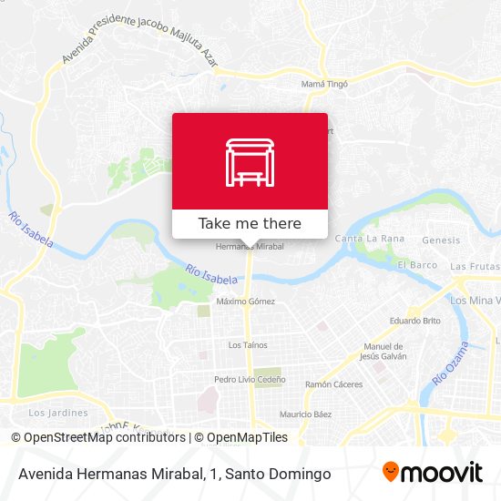 Avenida Hermanas Mirabal, 1 map