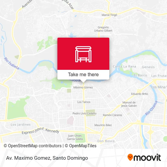 Av. Maximo Gomez map