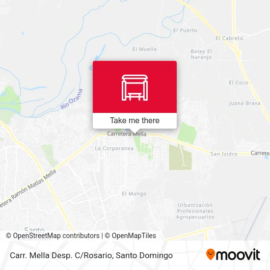 Carr. Mella Desp. C/Rosario map