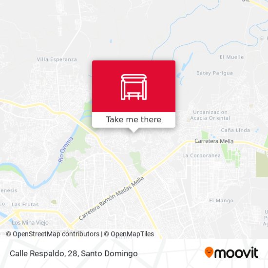 Calle Respaldo, 28 map