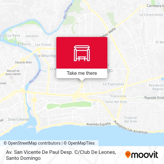 Av. San Vicente De Paul Desp. C / Club De Leones map