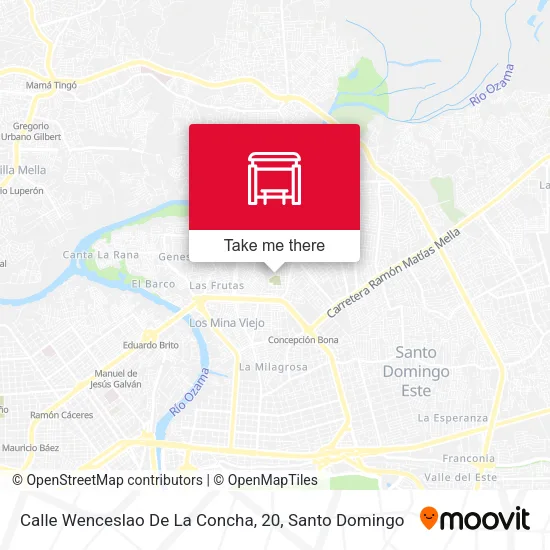 Calle Wenceslao De La Concha, 20 map