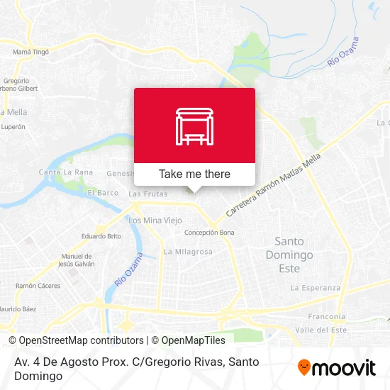 Av. 4 De Agosto Prox. C / Gregorio Rivas map