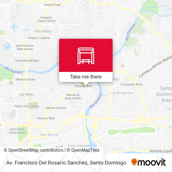 Av. Francisco Del Rosario Sanchez map