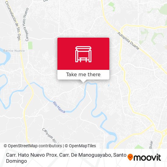 Mapa de Carr. Hato Nuevo Prox. Carr. De Manoguayabo