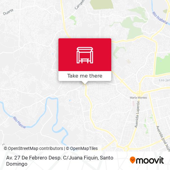 Av. 27 De Febrero Desp. C / Juana Fiquin map