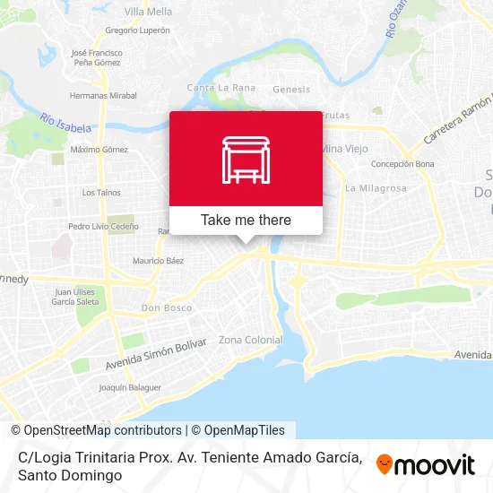 Mapa de C / Logia Trinitaria Prox. Av. Teniente Amado García
