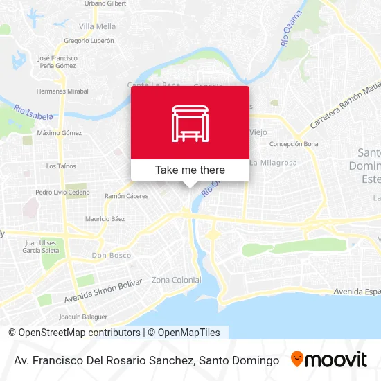 Av. Francisco Del Rosario Sanchez map