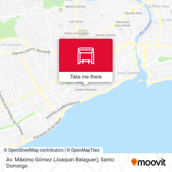 Mapa de Av. Máximo Gómez (Joaquin Balaguer)