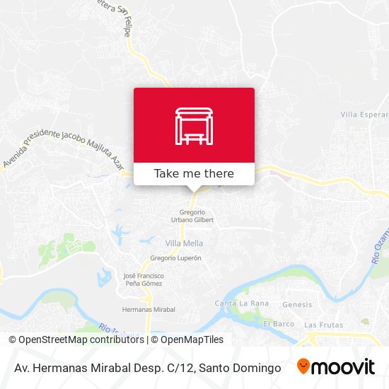 Mapa de Av. Hermanas Mirabal Desp. C / 12