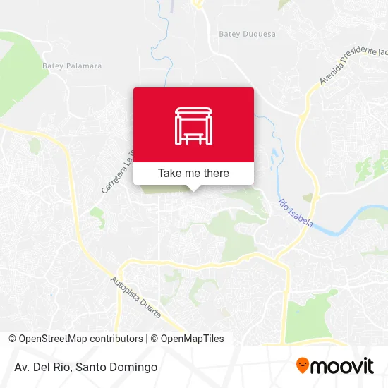 Av. Del Rio map