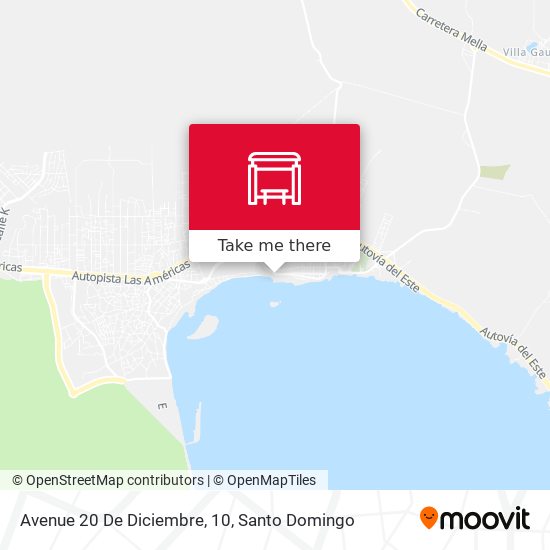Avenue 20 De Diciembre, 10 map