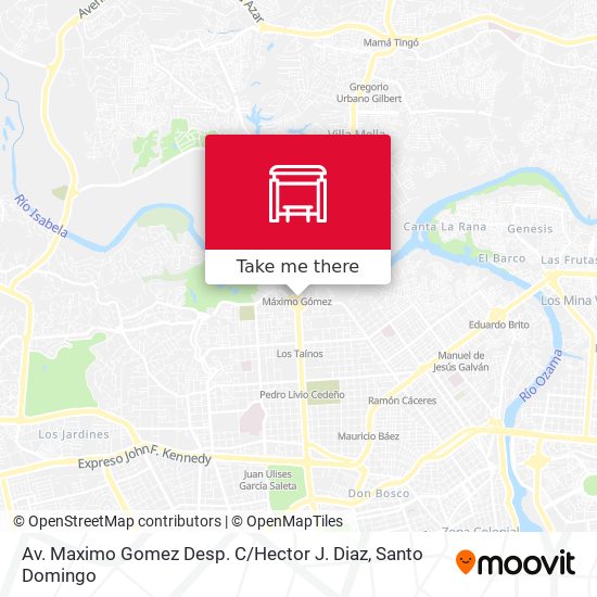 Av. Maximo Gomez Desp. C / Hector J. Diaz map