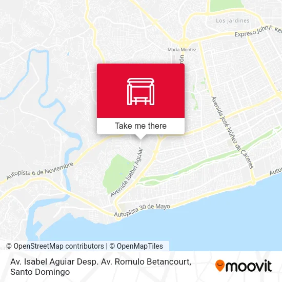 Mapa de Av. Isabel Aguiar Desp. Av. Romulo Betancourt