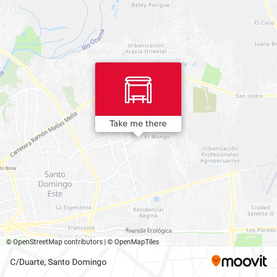 C/Duarte map