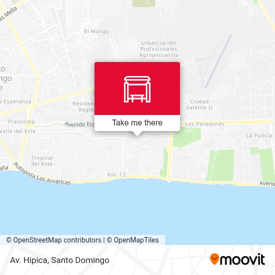 Av. Hipica map