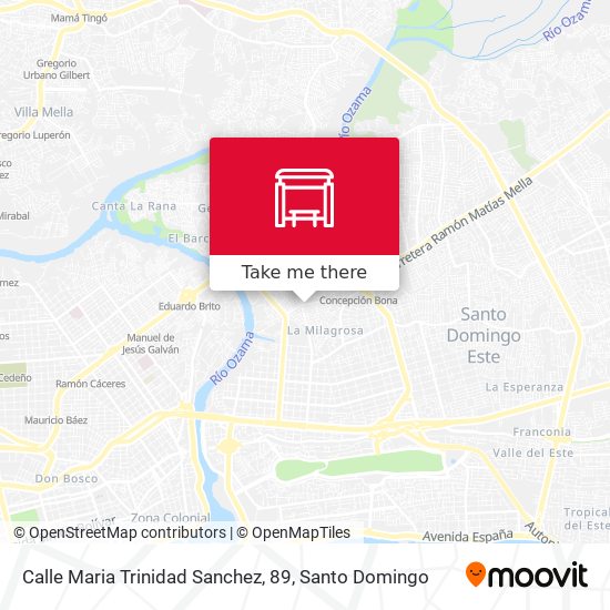 Calle Maria Trinidad Sanchez, 89 map