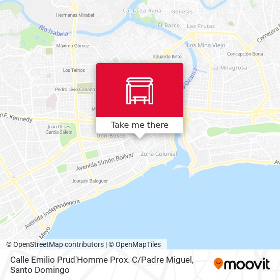 Calle Emilio Prud'Homme Prox. C / Padre Miguel map