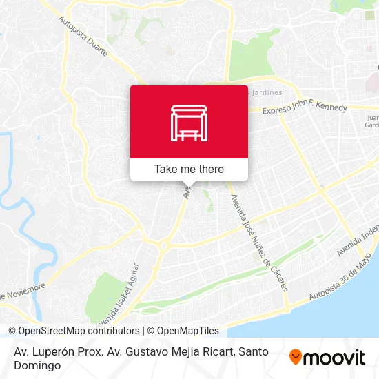 Mapa de Av. Luperón Prox. Av. Gustavo Mejia Ricart