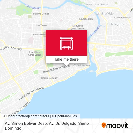 Mapa de Av. Simón Bolivar Desp. Av. Dr. Delgado