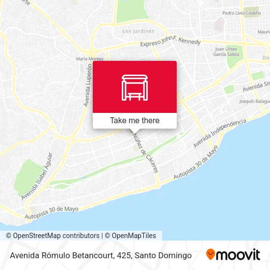 Avenida Rómulo Betancourt, 425 map