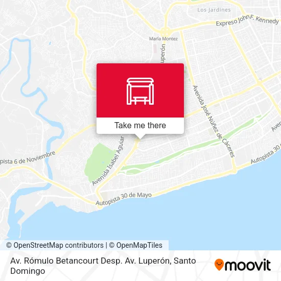 Av. Rómulo Betancourt Desp. Av. Luperón map