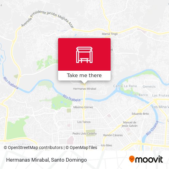 Hermanas Mirabal map