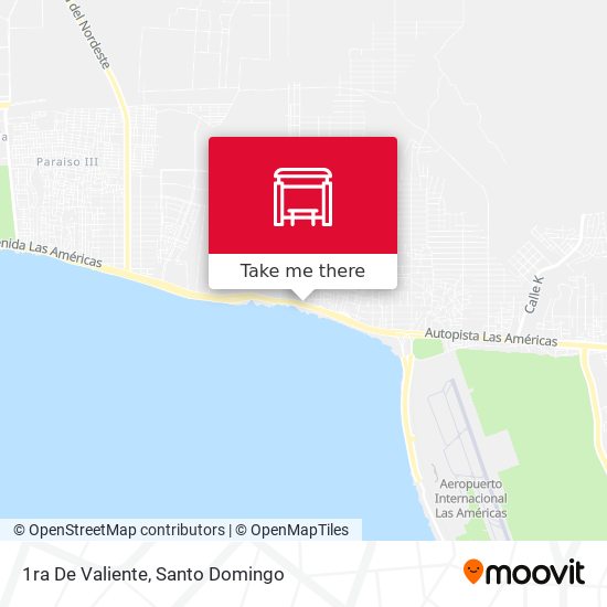 1ra De Valiente map