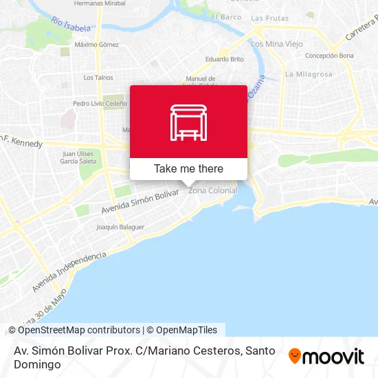 Mapa de Av. Simón Bolivar Prox. C / Mariano Cesteros