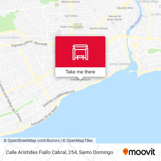 Calle Aristides Fiallo Cabral, 254 map
