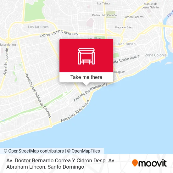 Av. Doctor Bernardo Correa Y Cidrón Desp. Av Abraham Lincon map