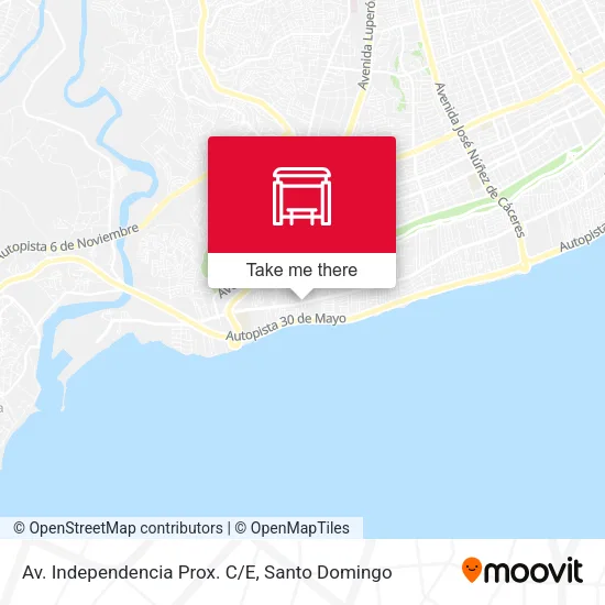 Mapa de Av. Independencia Prox. C/E