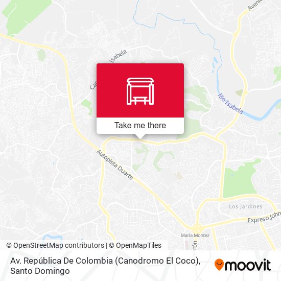 Av. República De Colombia (Canodromo El Coco) map