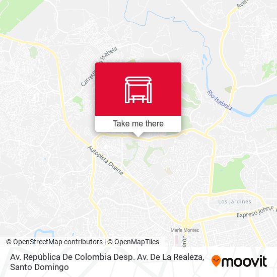 Av. República De Colombia Desp. Av. De La Realeza map
