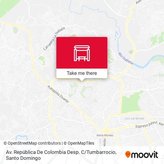 Av. República De Colombia Desp. C / Tumbarrocio map